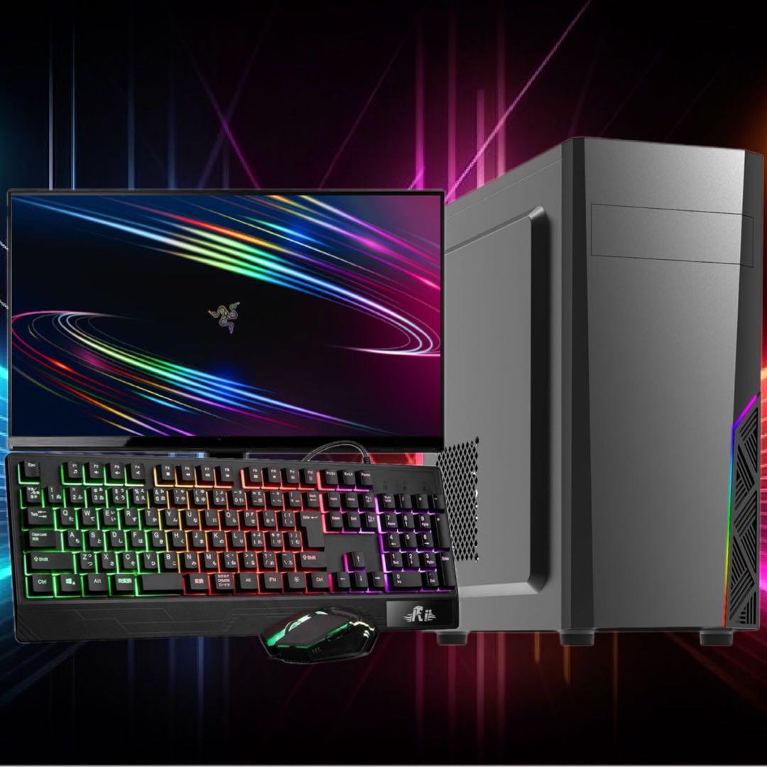 【格安激安PCフルセット】BランクゲーミングPCフルセットPCデビューにも☆