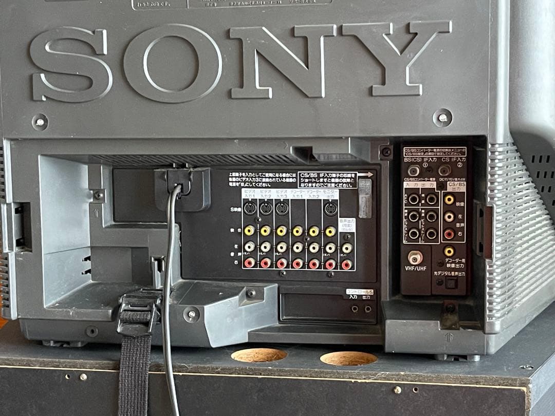 SONY ブラウン管テレビ 本体　専用テレビ台付