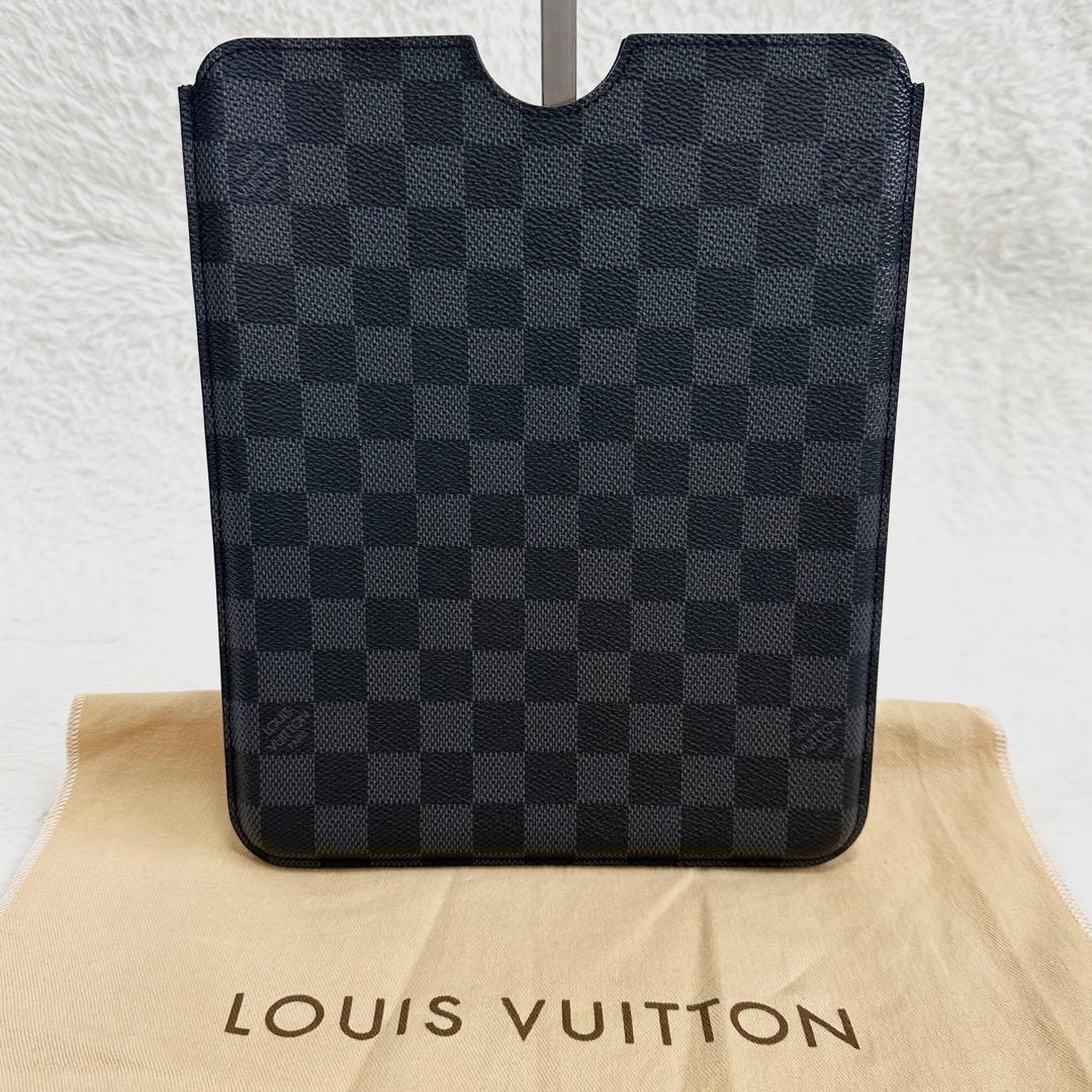 極美品✨Louis Vuitton iPad2ケース ダミエ グラフィット 高級