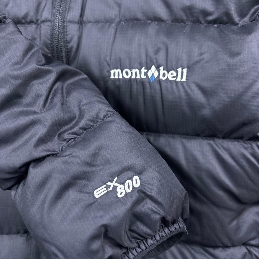 定番カラー モンベル アルパインダウン ジャケット フード 軽量 S アウトドア