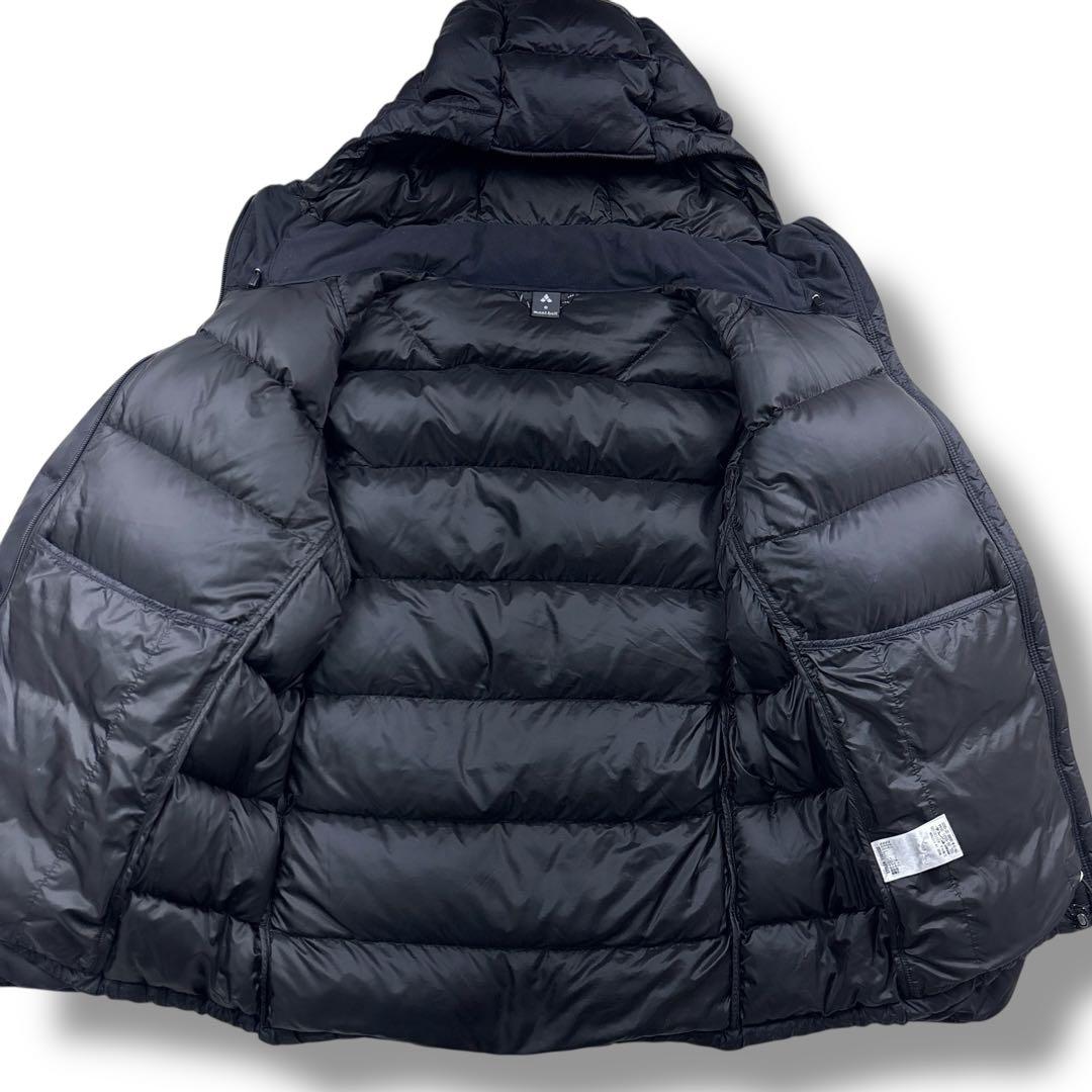 定番カラー モンベル アルパインダウン ジャケット フード 軽量 S アウトドア