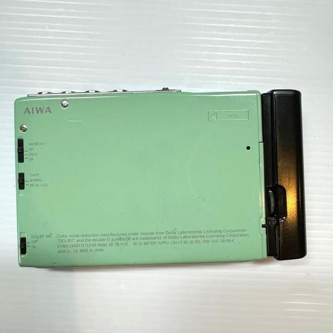 AIWA HS-PL55　カセットプレーヤー 通電OK　　ジャンク