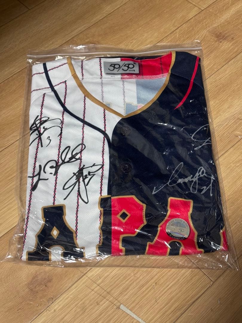 音*ん様 非売品WBC 2023大谷翔平 日本代表 サインプリント ハーフユニフ