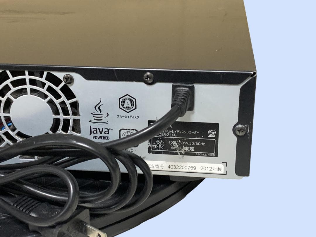 M9440 東芝 HDD&ブルーレイディスクレコーダー DBR-Z160