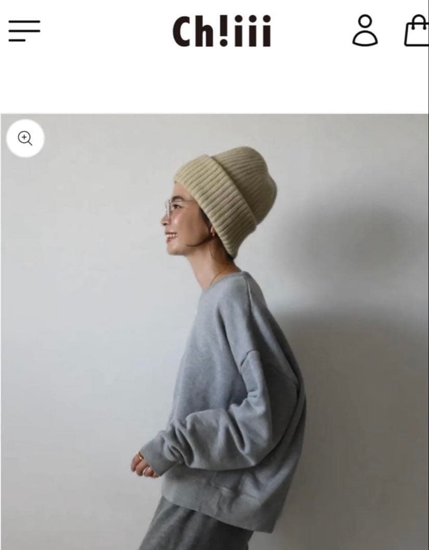 chiiiibag チーバッグKnit Beanie ベージュ