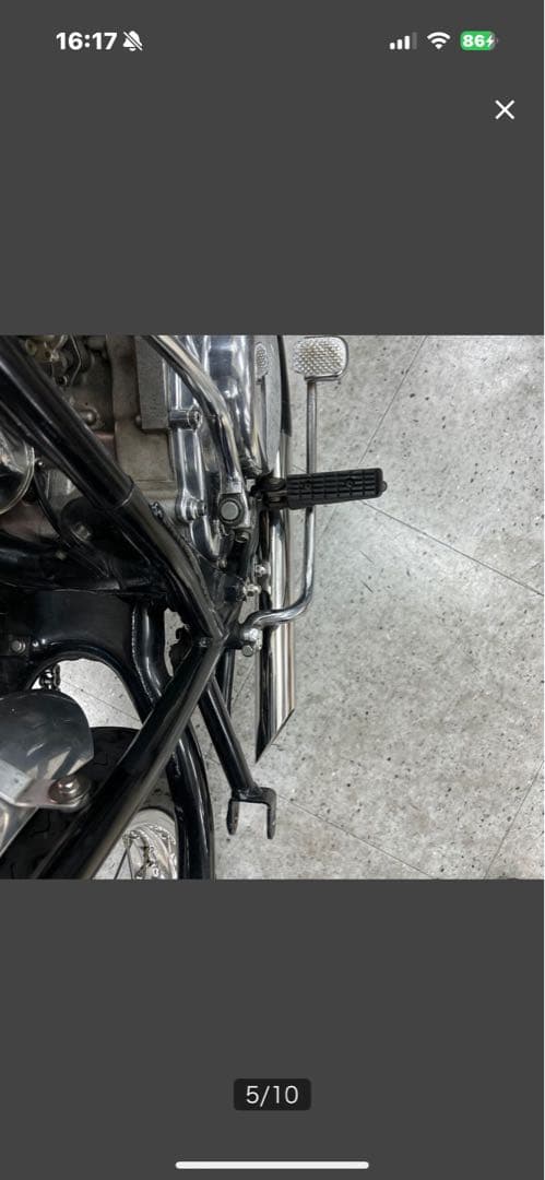 い*ん様 SR400ワンオフ ステンレスショートスキニースラッシュカットショーテ