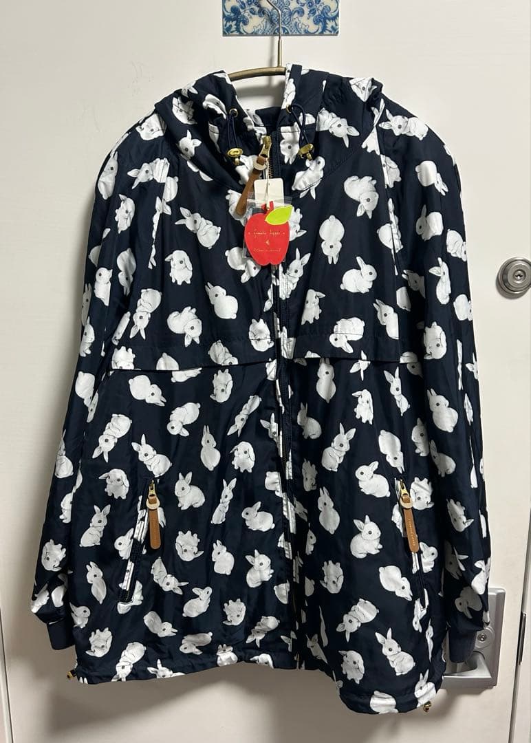 新品　フランシュリッペ　コロコロうさぎ柄アウター　3L
