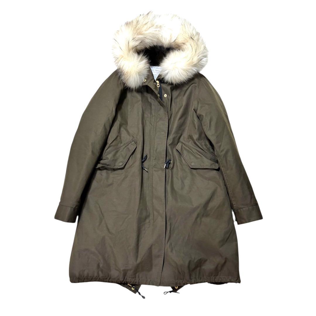【美品】 IENA イエナ オリーブ ファー ライナー付き モッズコート