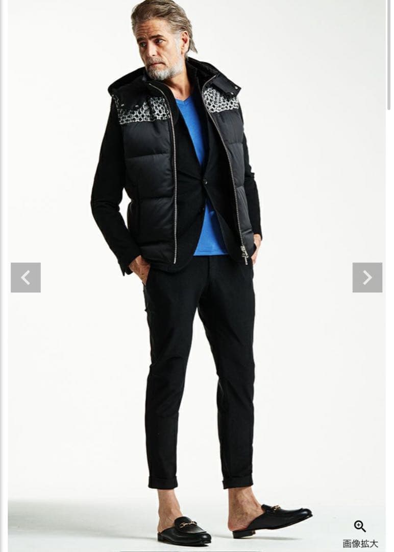 コーデュロイSWING EASY PANTS 黒 サイズM