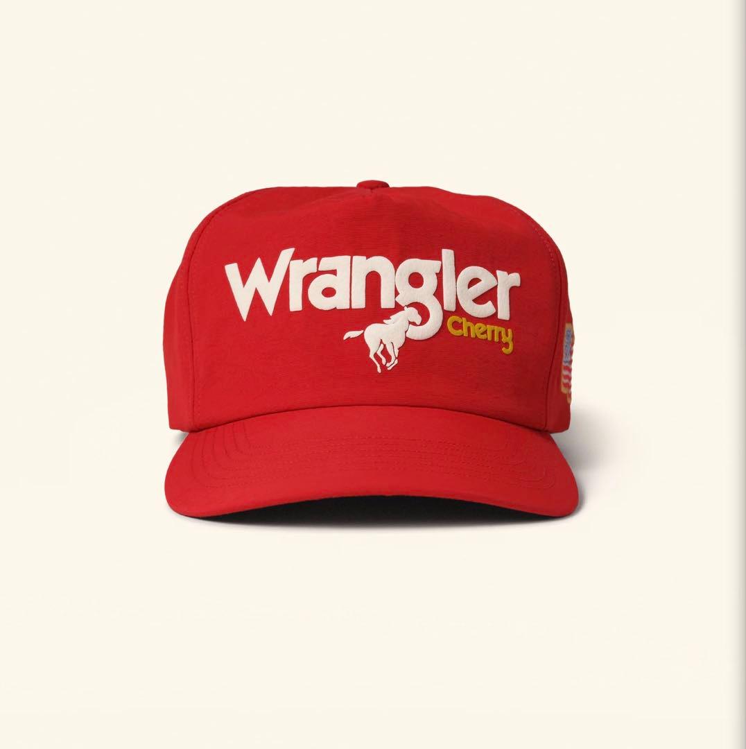 Wrangler Cherry キャップ レッド