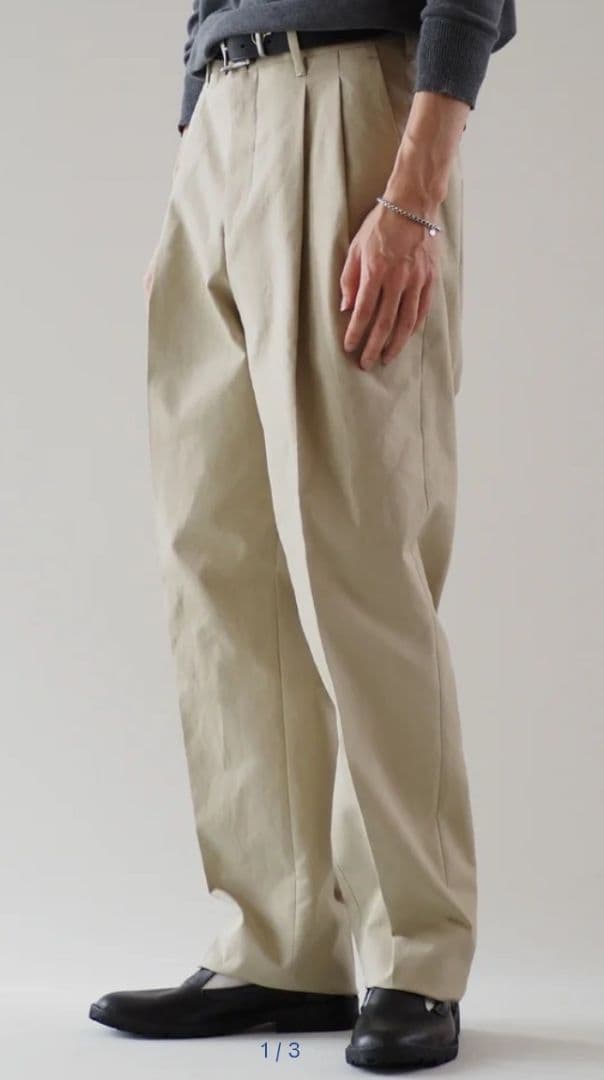 MAATEE & SONS 俺のチノ　キミベージュ