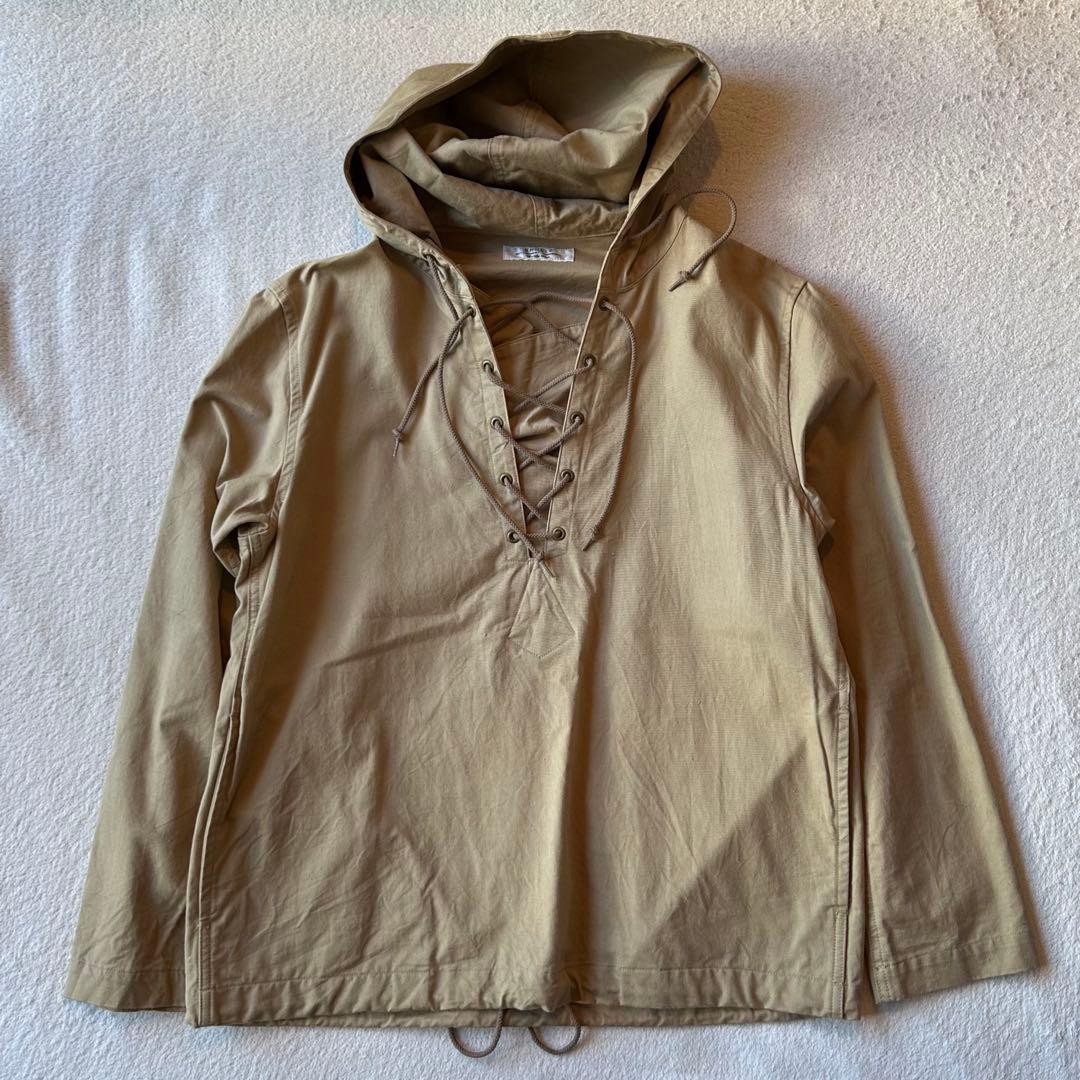 UNUSED ミリタリー アノラック レースアップ