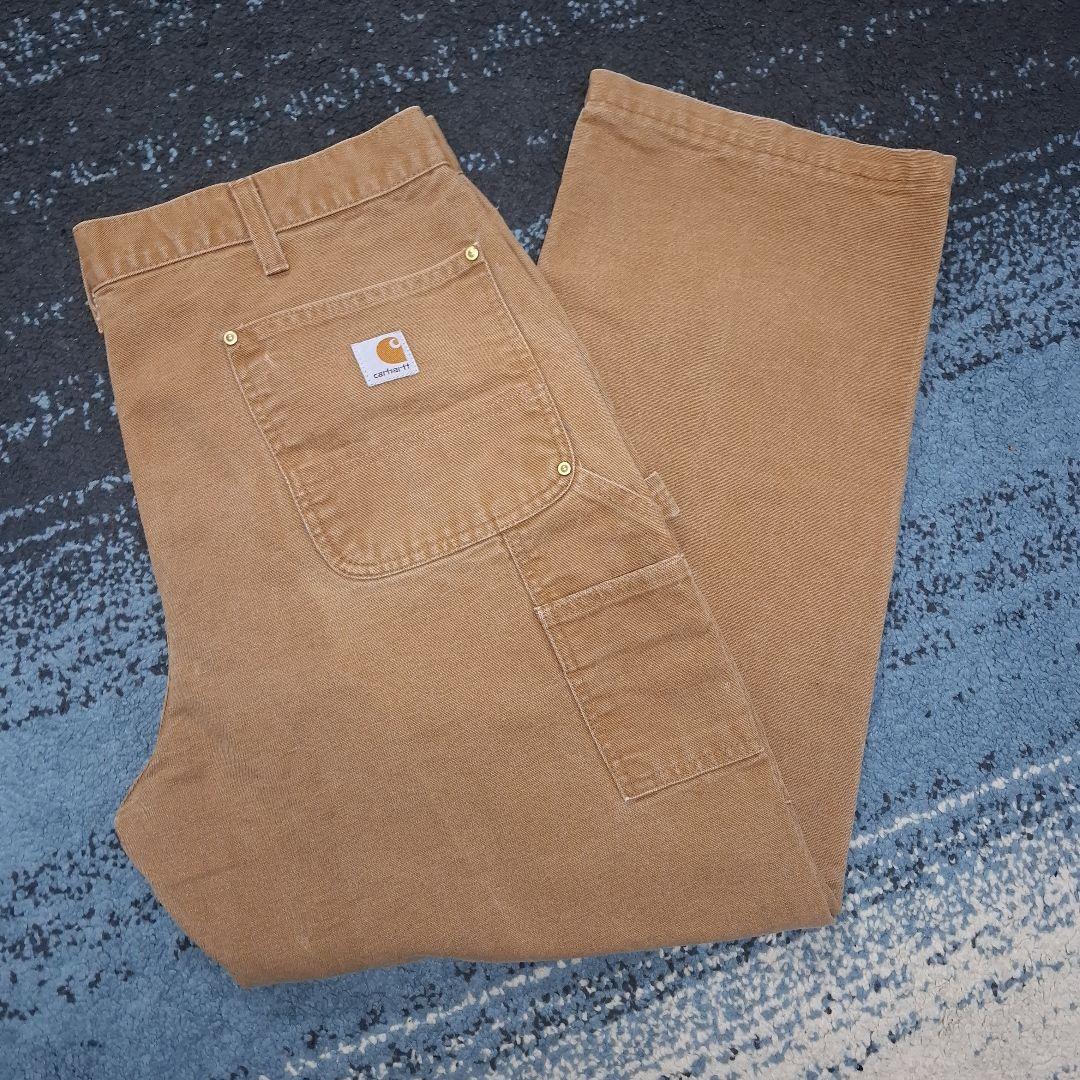O*r様 Carhartt B01 ダブルニー ブラウン W38 L30