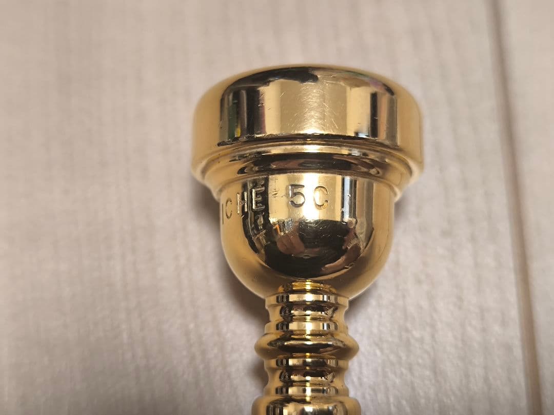 s*a様 アイルリッヒ 5C GP トランペット マウスピース ゴールド