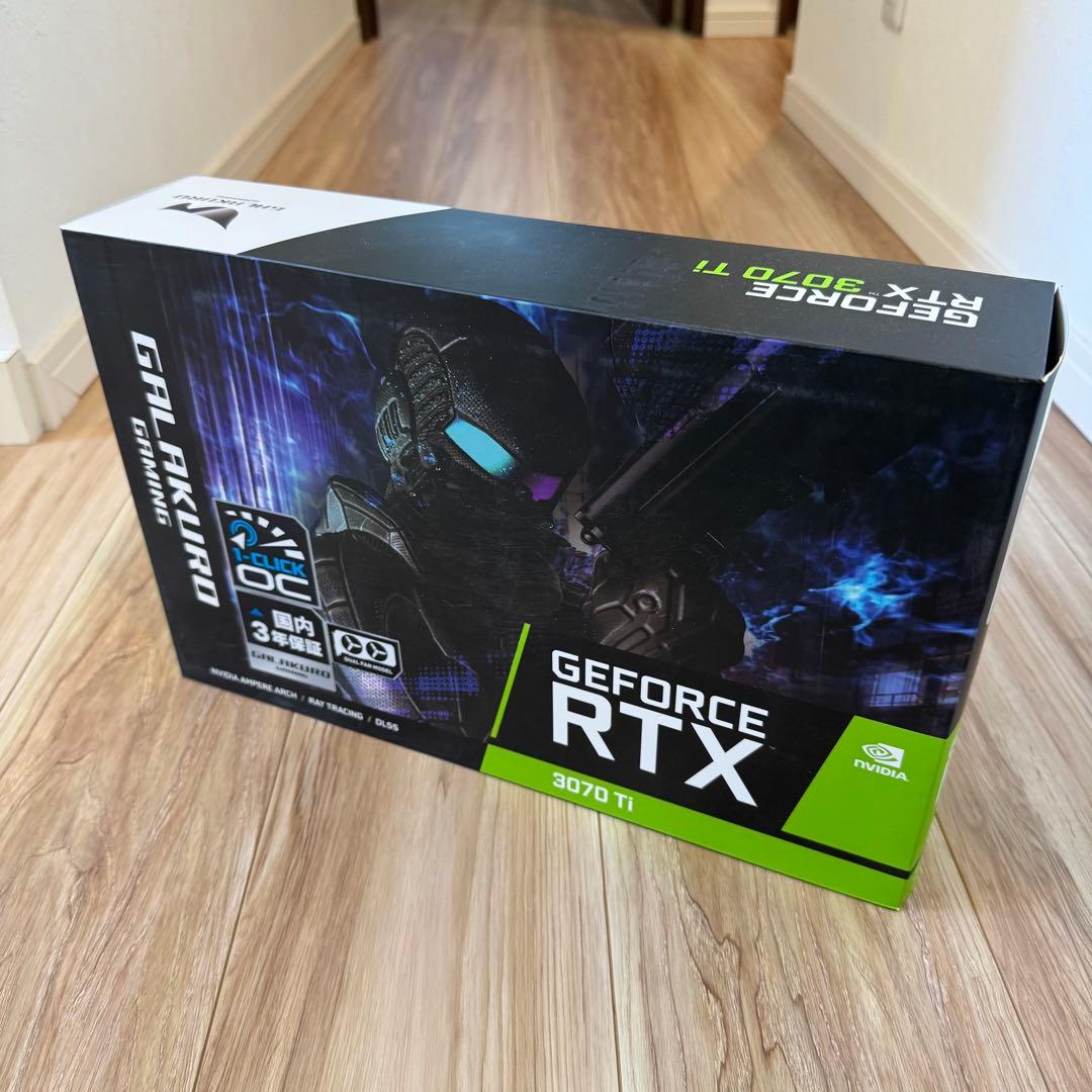 【新品・未開封】玄人志向 GALAKURO RTX3070Ti 8GB