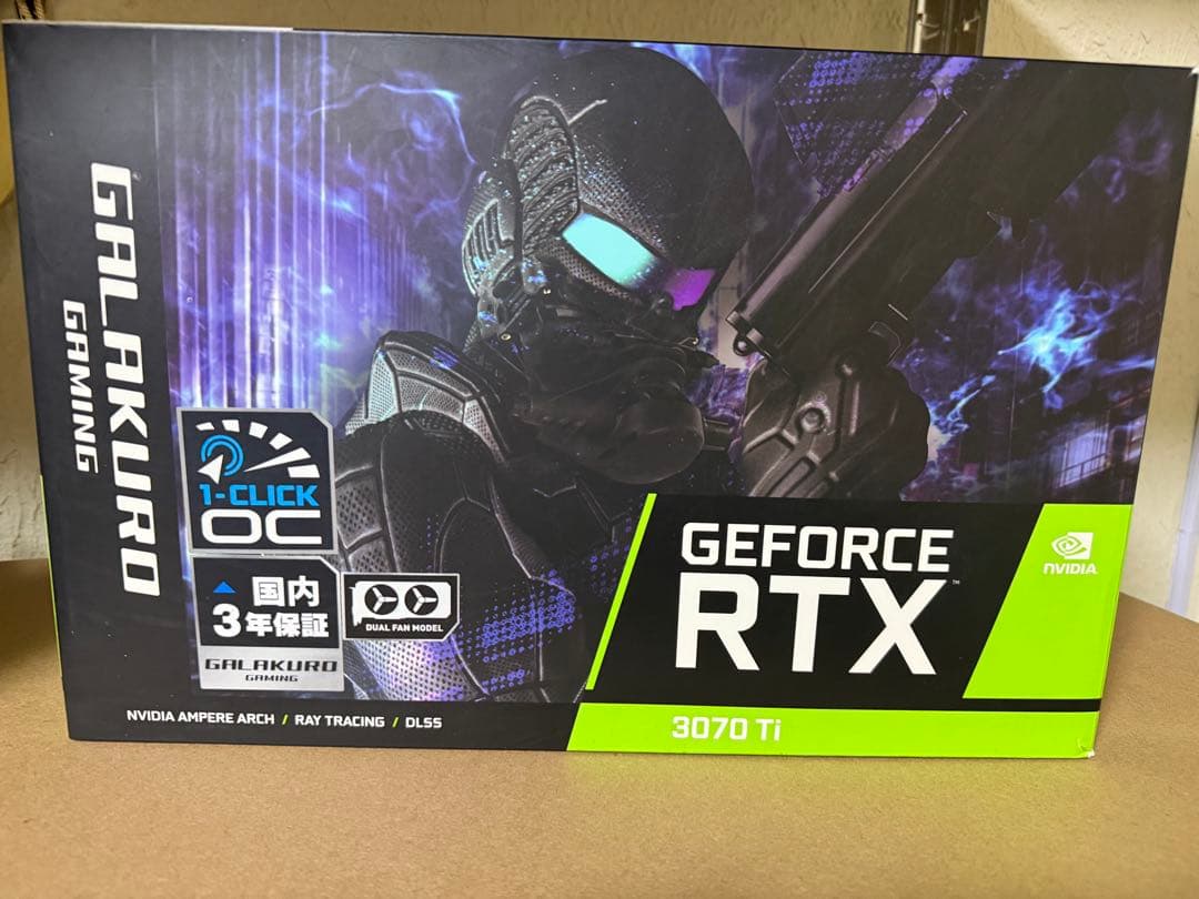 グラフィックボード・グラボ・ビデオカード GALAKURO GEFORCE RTX3070Ti