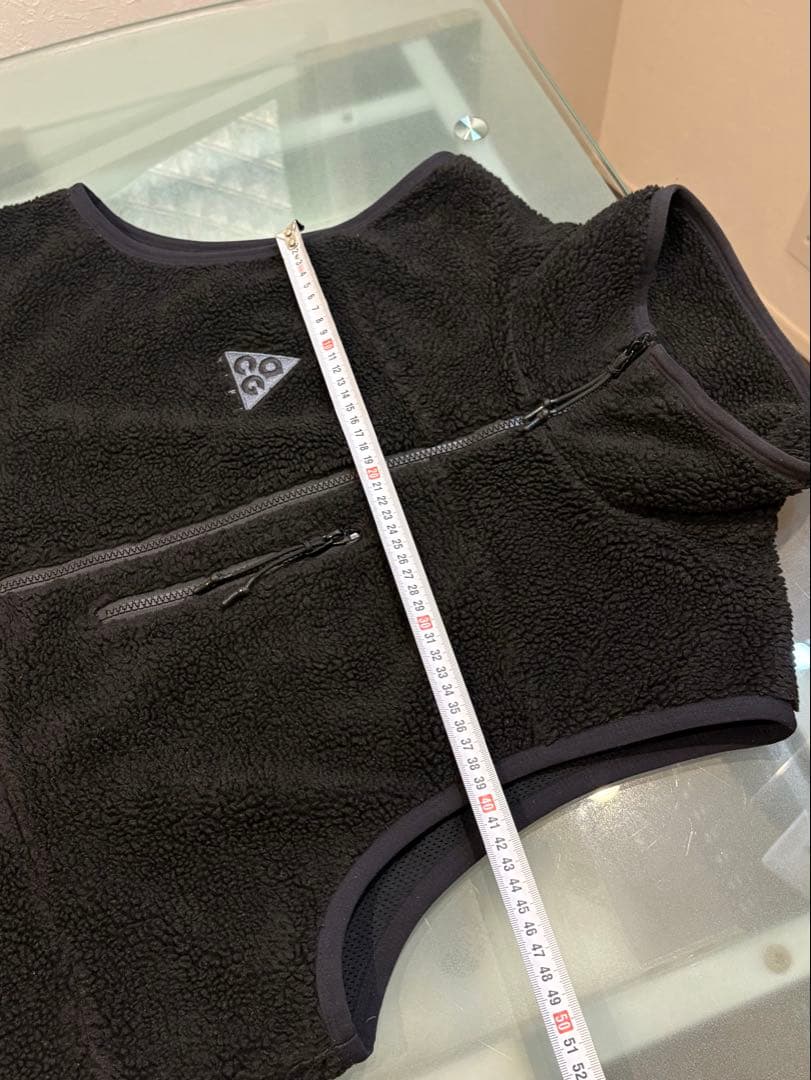 最終価格希少NIKE ACG フリースベスト ブラック Lサイズ