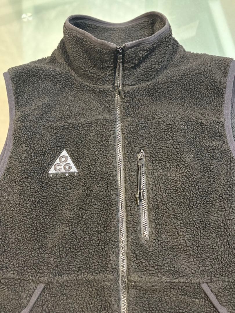最終価格希少NIKE ACG フリースベスト ブラック Lサイズ