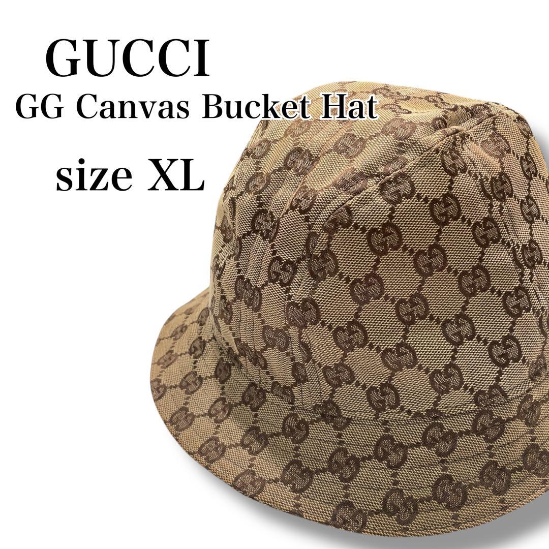 GUCCI グッチ GGキャンバス バケットハット イタリア製 ユニセックス