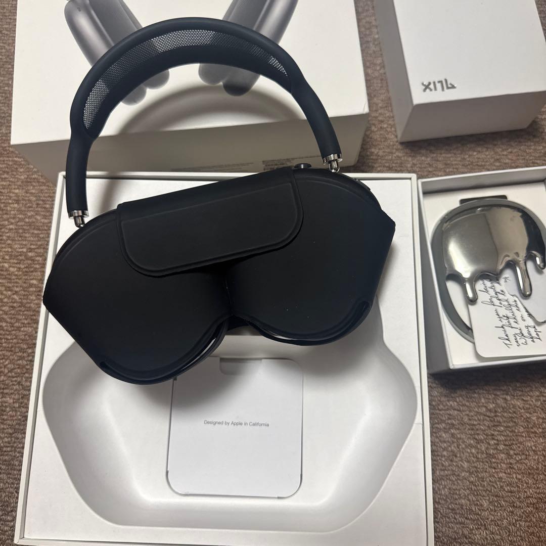 Apple Airpods MAX シルバー 本体　　カバー付き