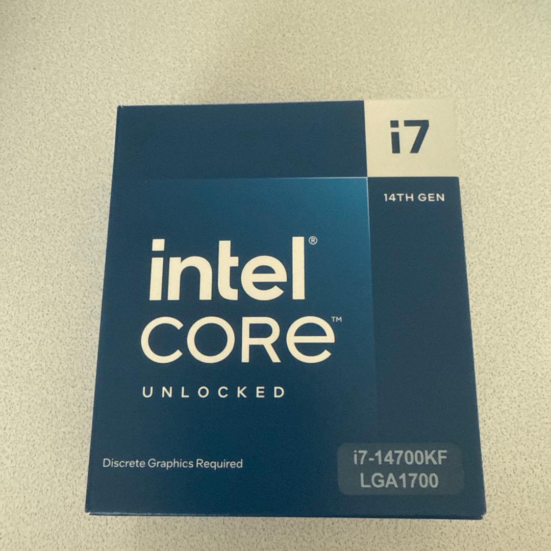 ほぼ未使用品Intel Core i7-14700KF 14th Gen CPU