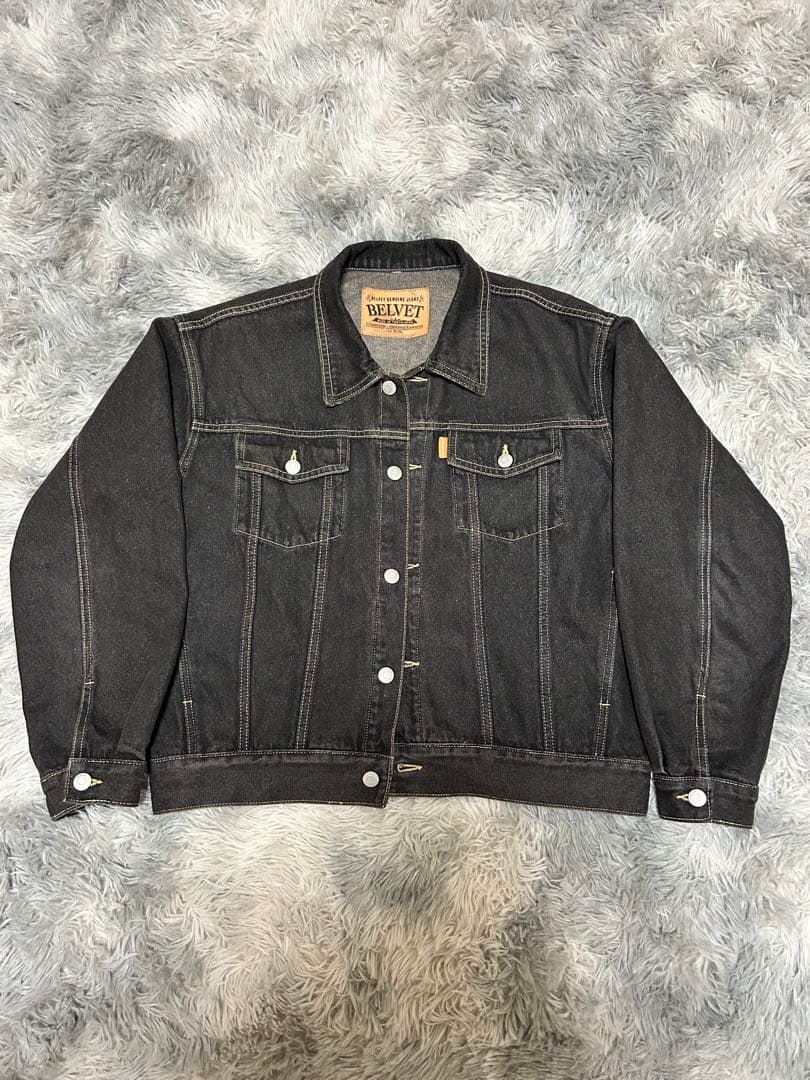 BELVET ダークデニムジャケット