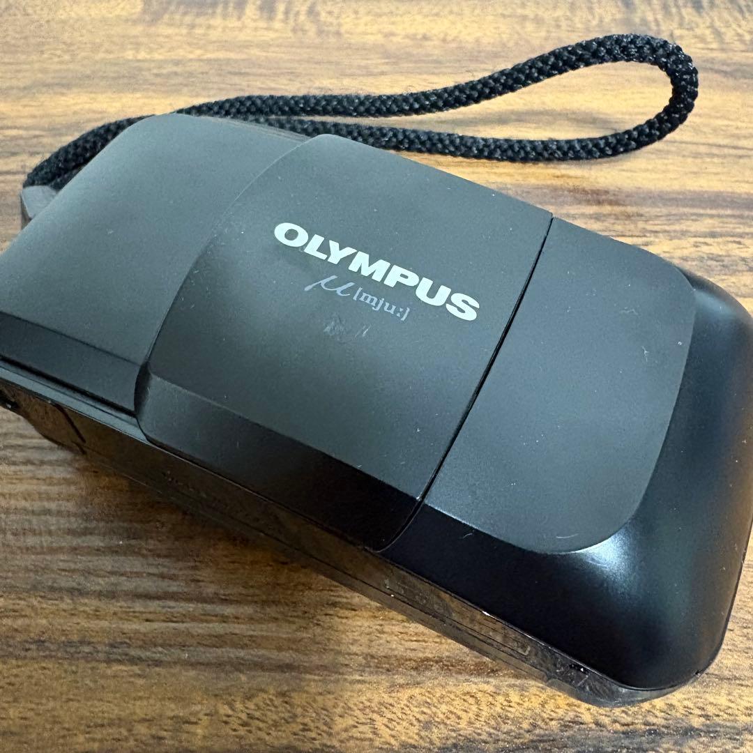 【動作品】OLYMPUS μ 【mju:】ミュー 単焦点 初代 フィルムカメラ