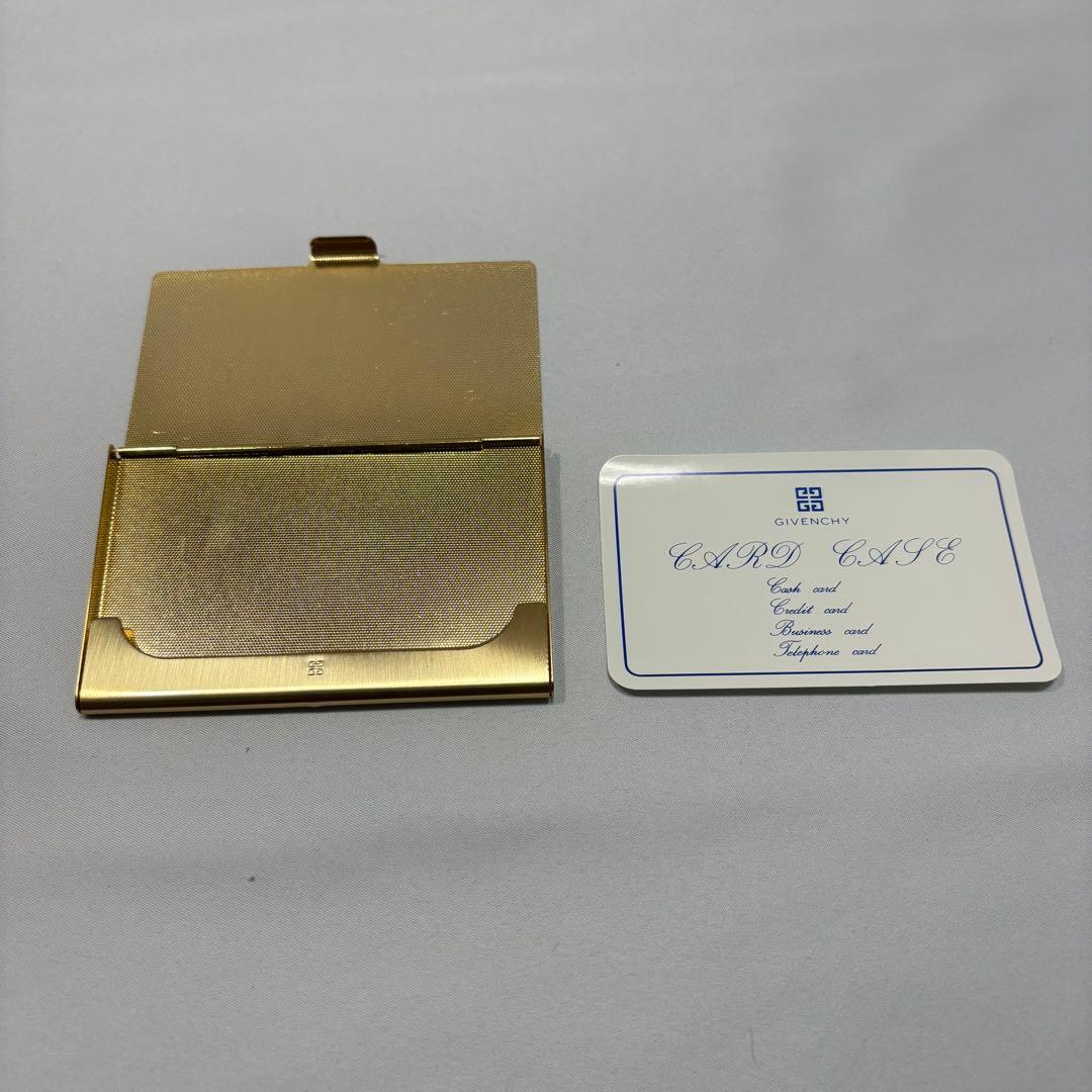 未使用✨Givenchy ジバンシー　ゴールド　ブラック 名刺入れ　カードケース