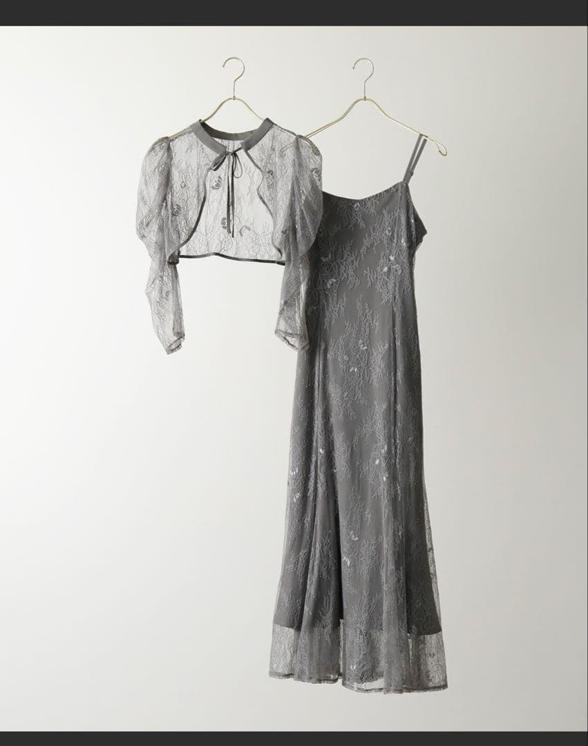 【ribbonさん専用】3way レースボレロセット フレア パーティー ドレス