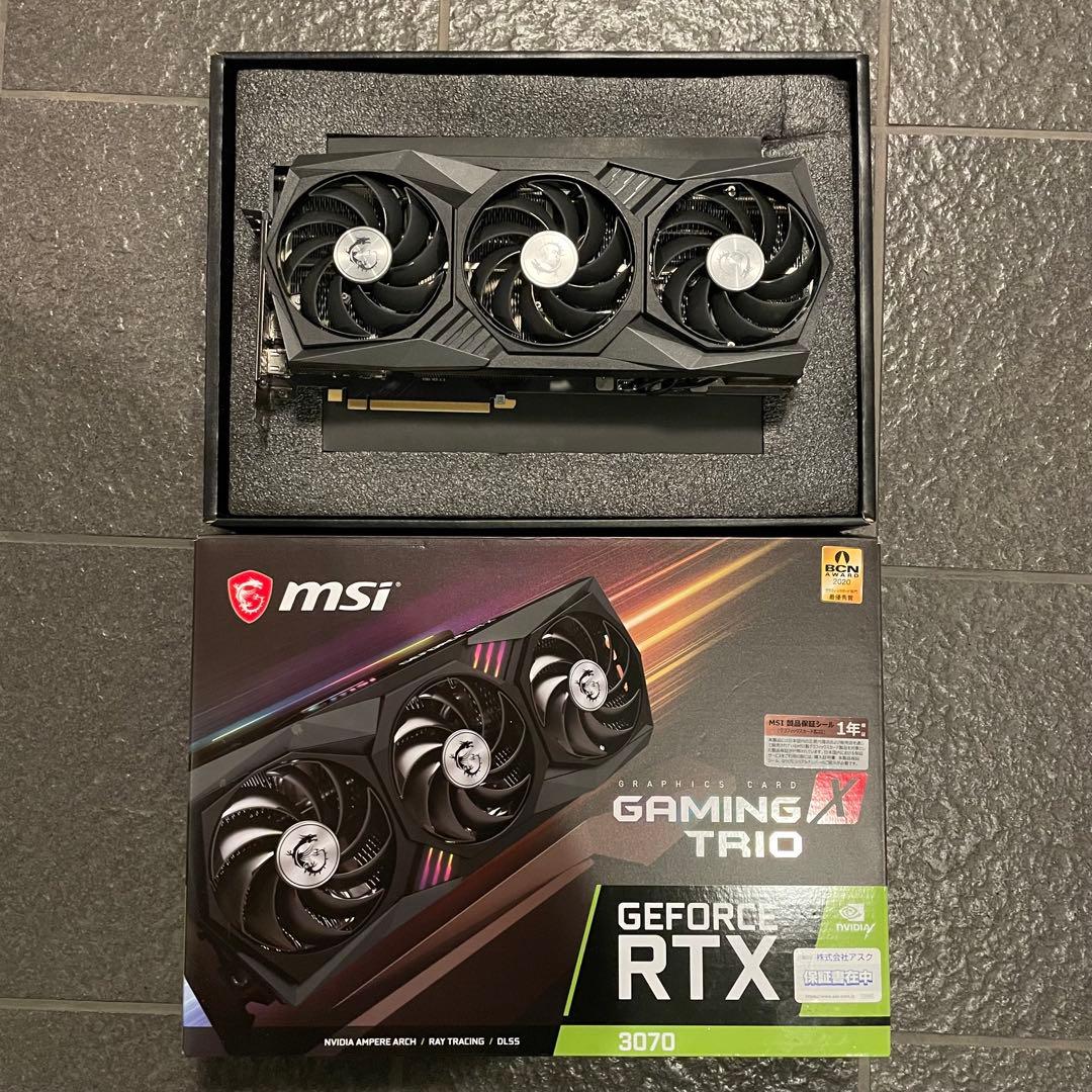 最終再出品 ジャンク MSI GeForce RTX 3070 Gaming X