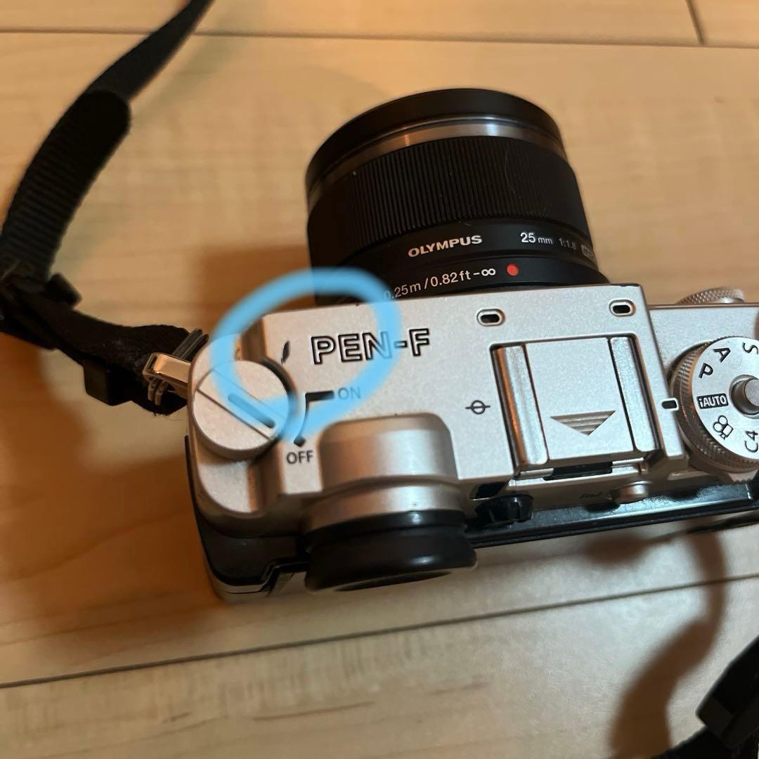 【要コメント】【撮影した写真有】OLYMPUS PEN-F ミラーレス一眼カメラ