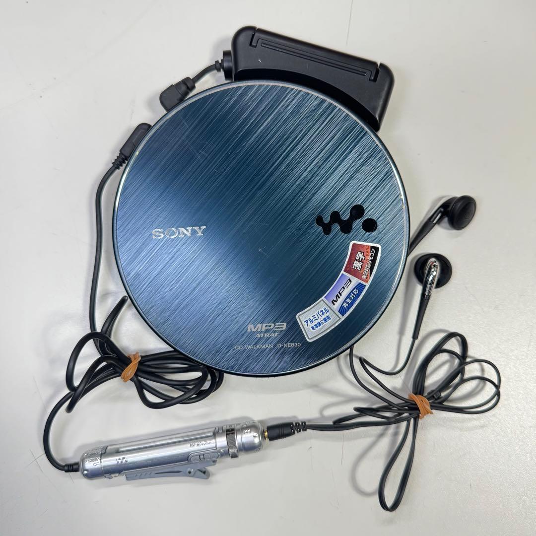 d*9様 SONY CD WALKMAN D−NE830 ブルー ネイビー 動作