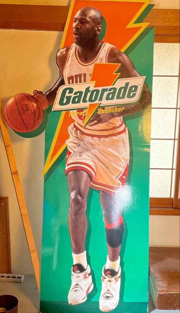 マイケルジョーダン　NBA ゲータレード　等身大パネル　希少　Gatorade