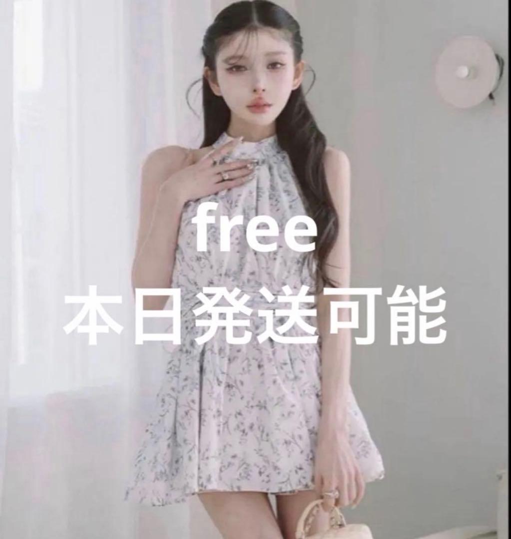 darichダーリッチ アメスリギャザーフレアミニワンピース グレー