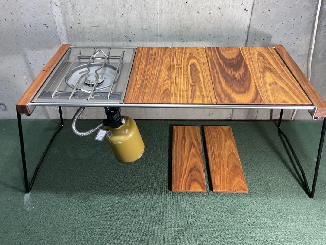 日曜限定 新品 スリムテーブル IGT規格 ＆ スノーピーク フラットバーナー