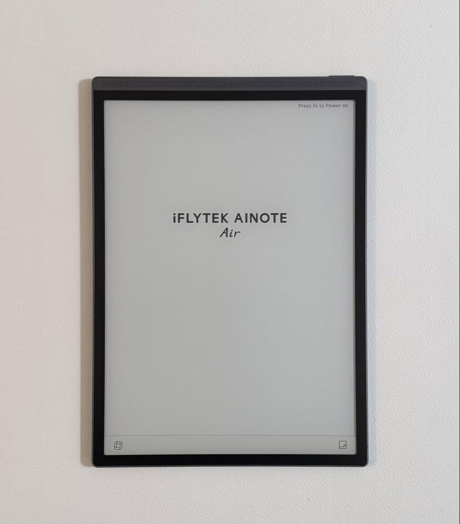 iFLYTEK AINOTE Air2 本体、ペン（替芯付）、カバーのフルセット