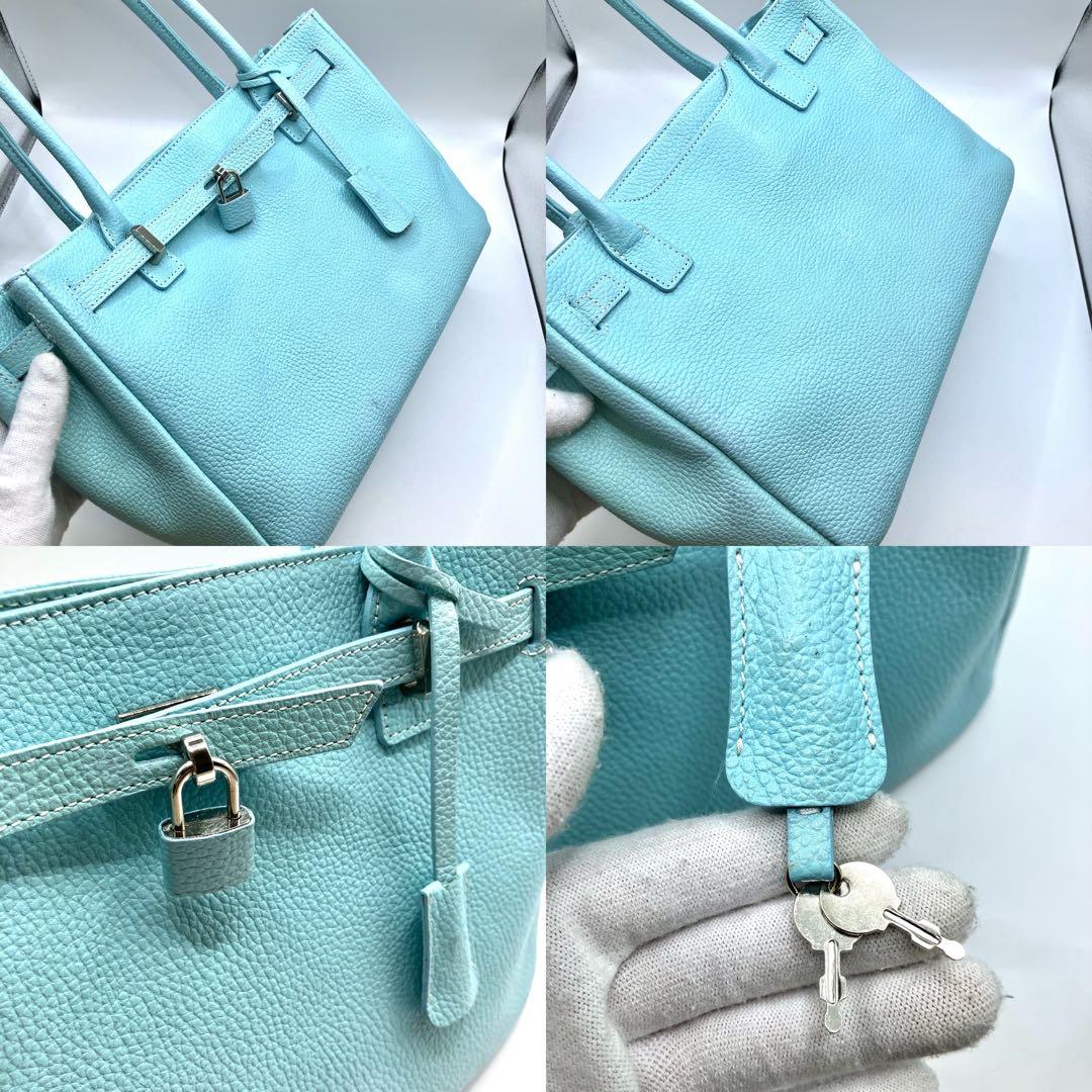 傳濱野 デンハマノ ミーティア ハンドバッグ トートバッグ ピュアクラルテ