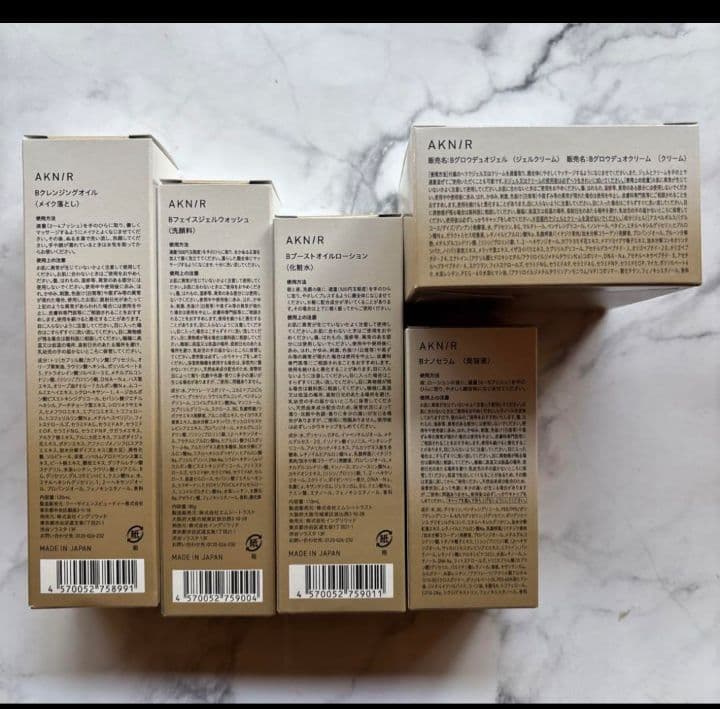 値下げ！【新品未開封】アクニー　スキンケア5点セット　マスターパック　AKN/R