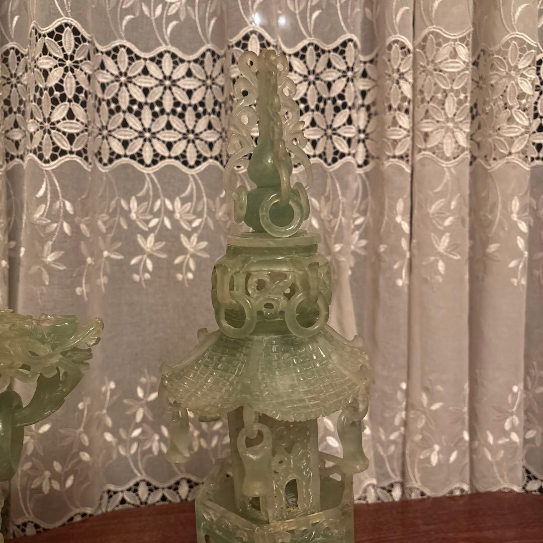 《hulibo》翡翠玉石 中国美術 装飾品 彫刻 中国古玩 アンティーク