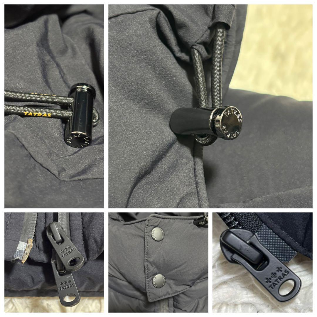 タトラス ボルボレ ダウンジャケット ブラック フード 03