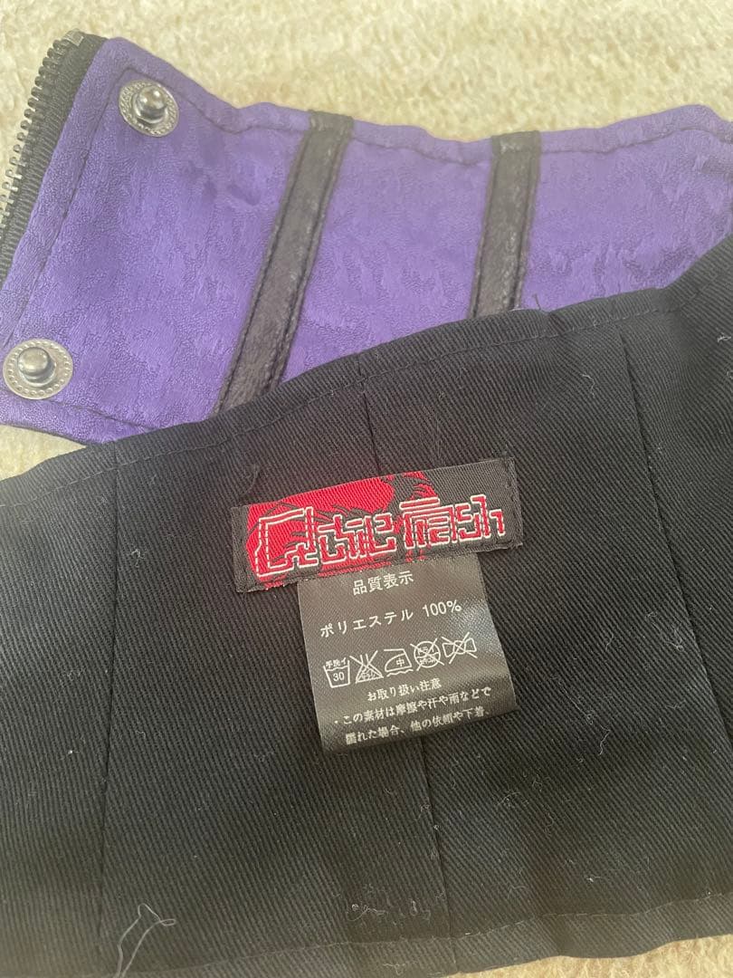 新品タグなし　キューティーフラッシュ　花魁帯　コルセット　パープル