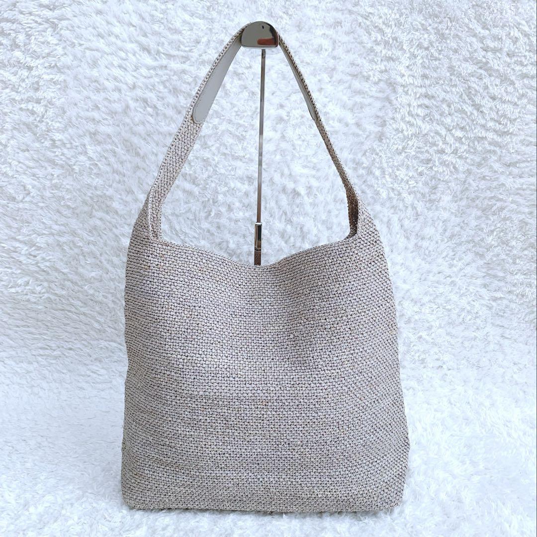 ほほ未使用♪ ヘレンカミンスキー　ラフィア　ワンハンドルショルダーバッグ