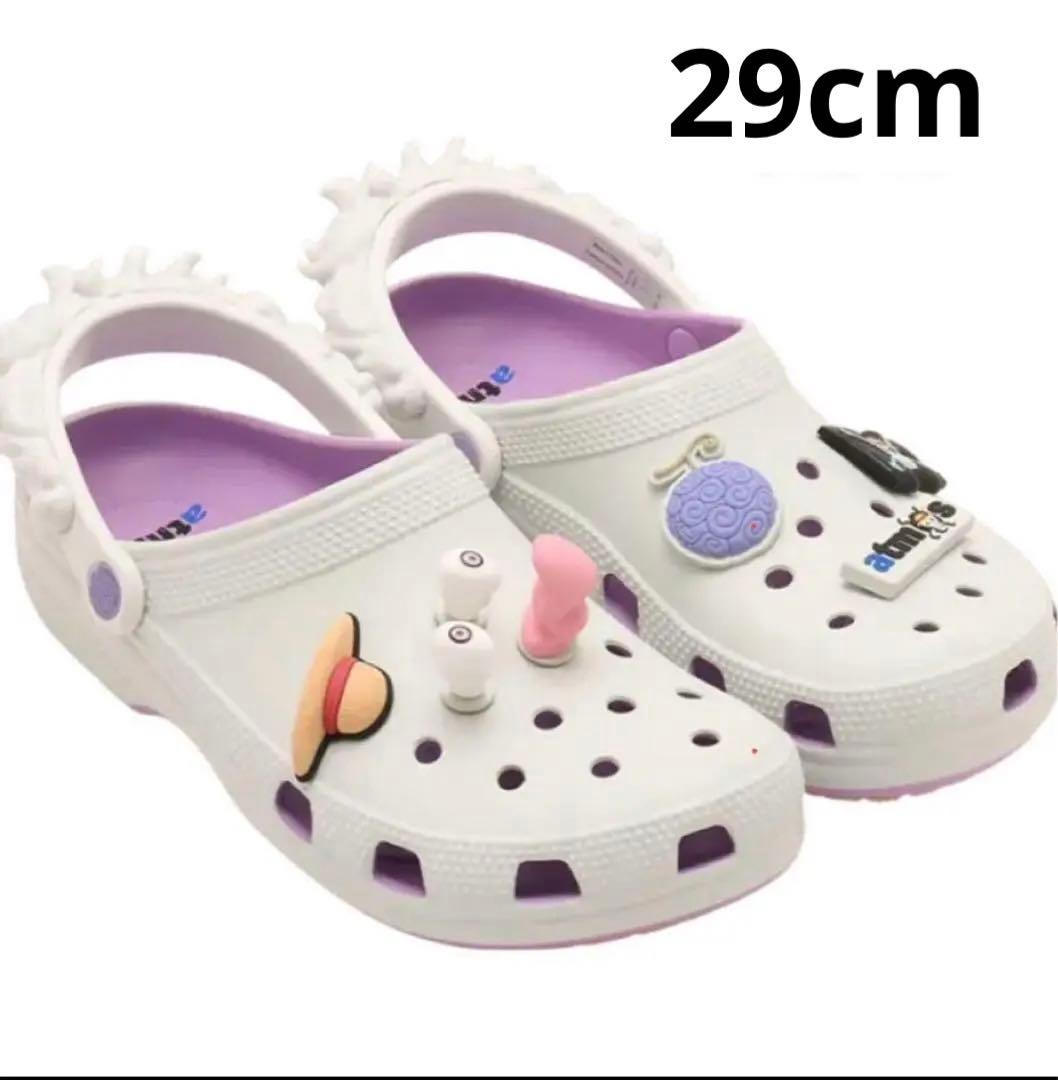 靴 ONE PIECE x atmos x Crocs \