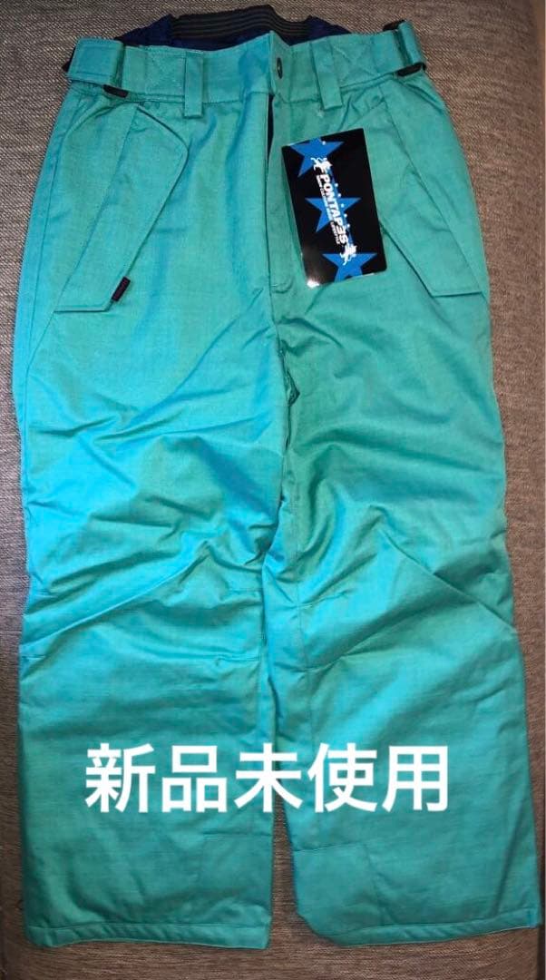 【140cm】スキー スノー スノーボード ウェア 花柄　上下セットアップ