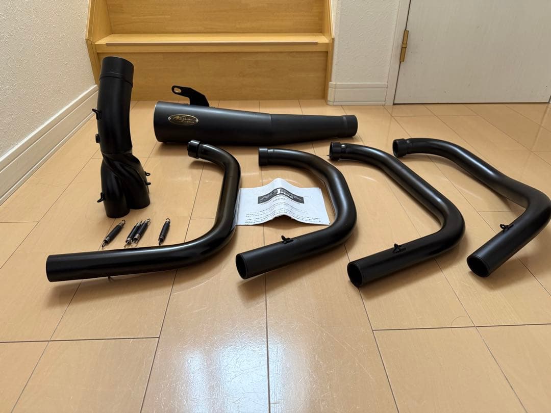 KAWASAKI ZRXダエグ　ノジマフルエキゾーストメガホンマフラー