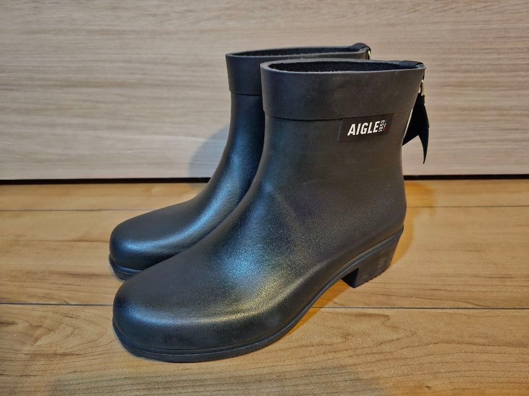 AIGLE ミリカ ボッティロン ラバーブーツ / クリーナーつき