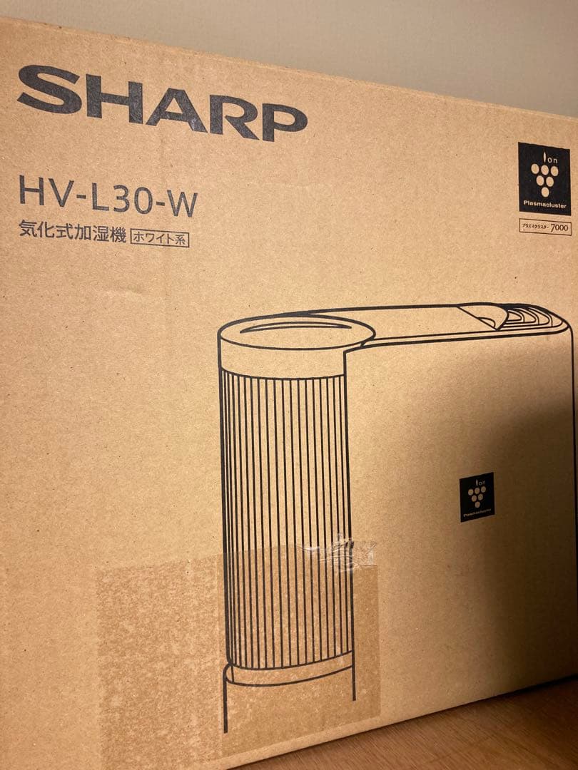 SHARP HV-L30-W ホワイト 置き型加湿器