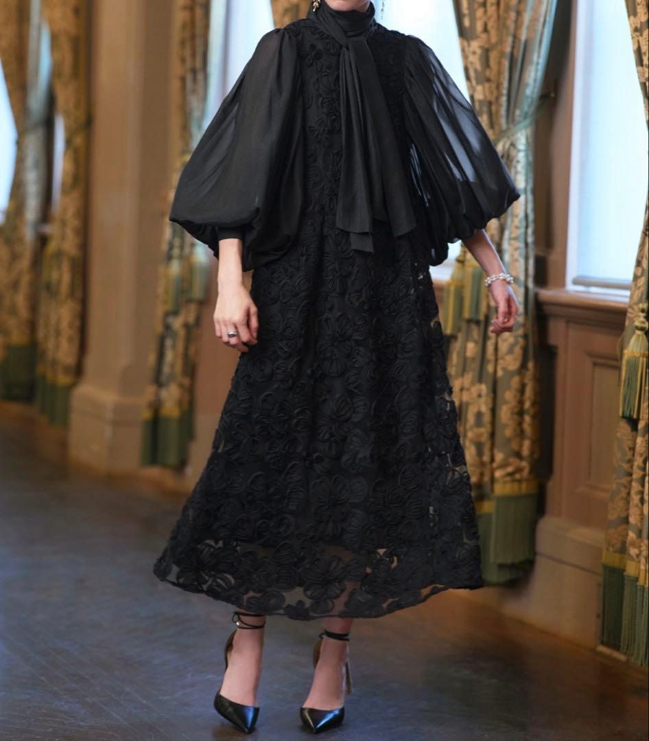 RUIRUE BOUTIQUE ブラック　オケージョンドレス 結婚式