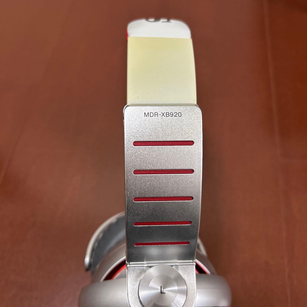 SONY MDR-XB920 ヘッドホン シルバー/レッド