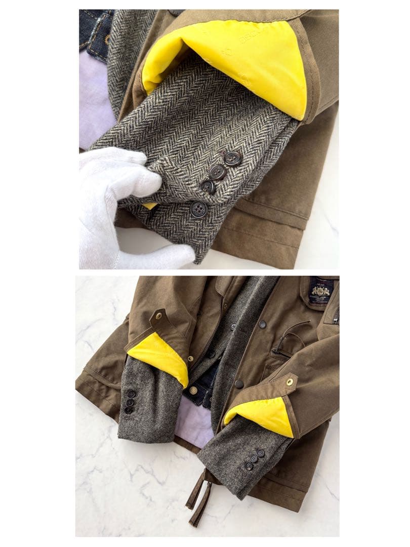 DSQUARED2 ディースクエアード ジャケット ツイード ブルゾン 48 L